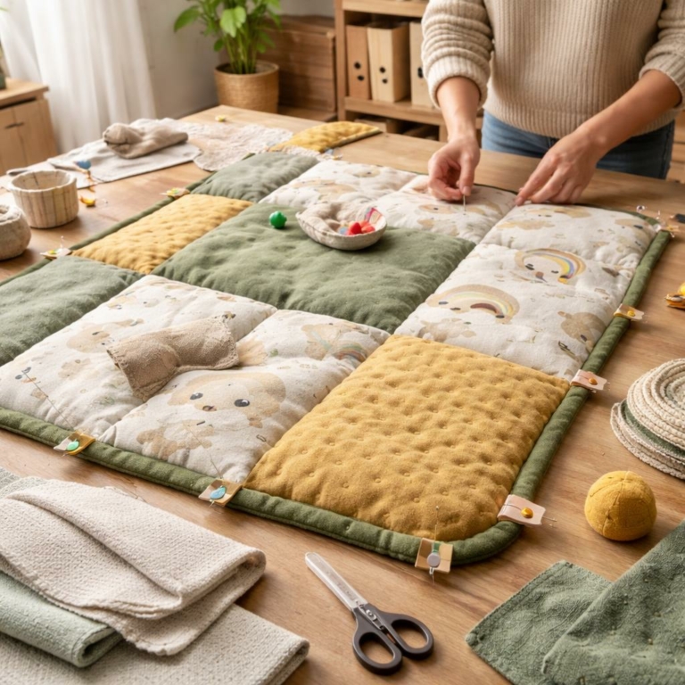 Créez votre tapis de jeu O’Kryn Plush — guide couture simple et durable